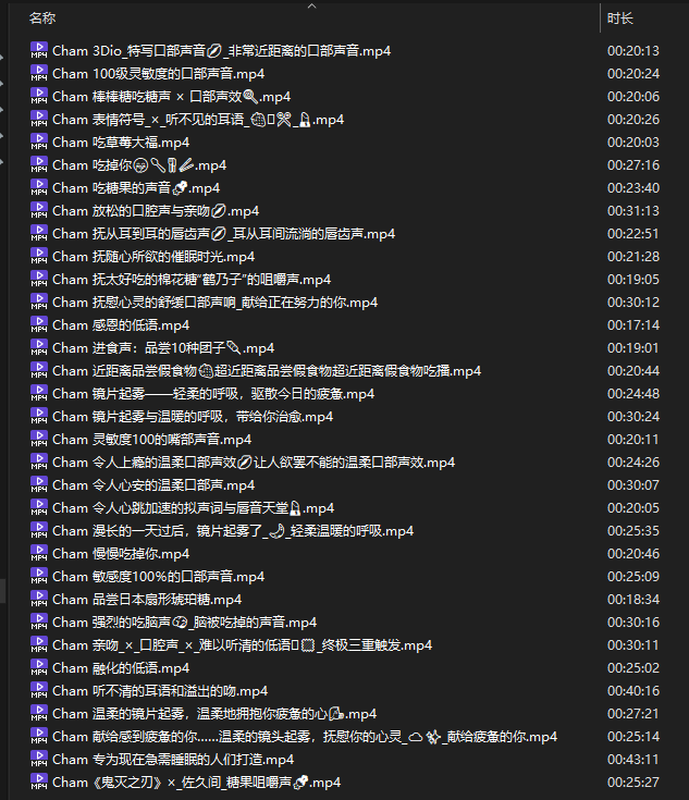Asmr Cham Patreon 无水印合集33V 11GB  第3张